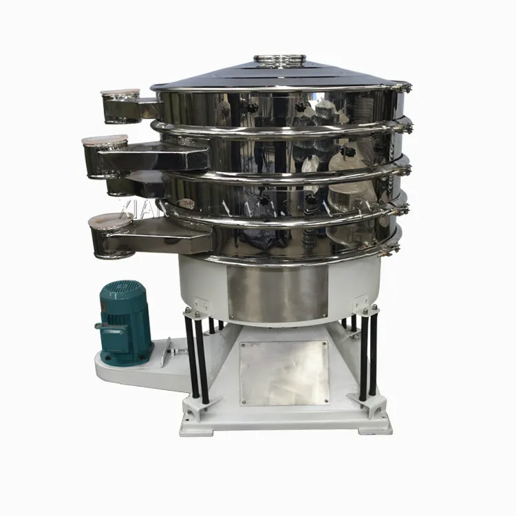 Round Wheat Grain Vibrating Screen Sieve/Coal Convoluted Vibro Separator Sieve Shaker/Wood Flour Chips Vibration Gyrate Sifter