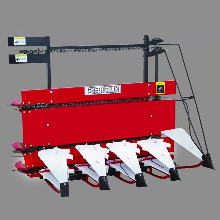 Rice and Corn Silage Harvester Mini Soybean Grass Seed Cumin Sesame Cutting Harvesting Machine Hand Tractor Chili  Harvester