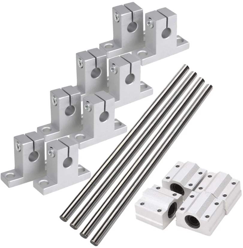 Cylindrical Guide Linear Slide Rail SBR20-1200mm Linear Shaft Rod Guide Support 20mm Block Bearings for CNC Machine