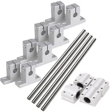 Cylindrical Guide Linear Slide Rail SBR20-1200mm Linear Shaft Rod Guide Support 20mm Block Bearings for CNC Machine