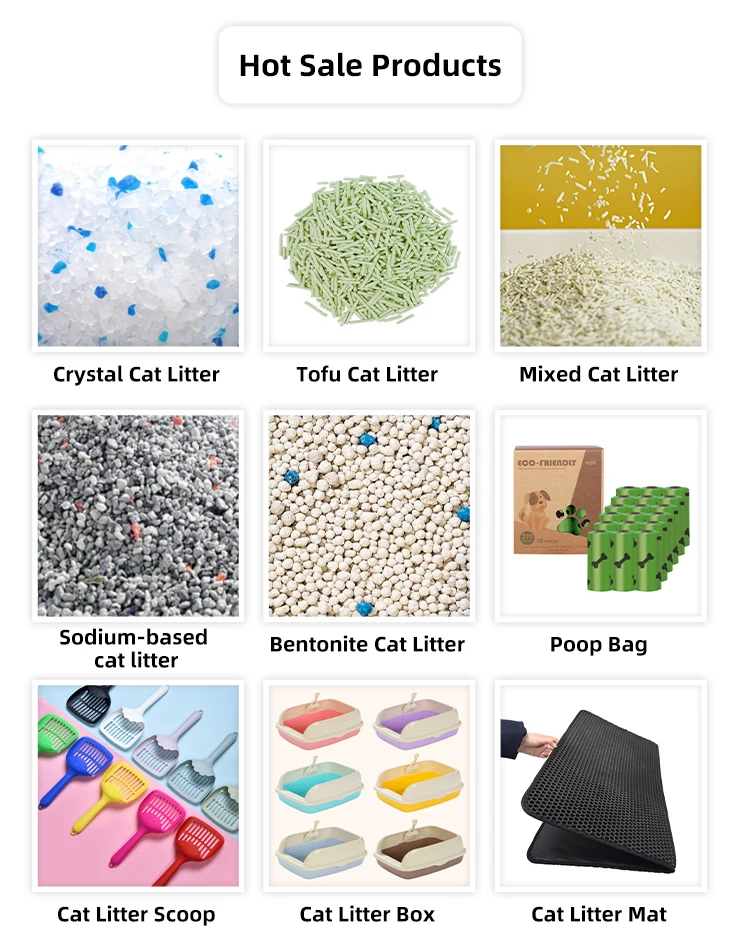 China Factory Cat Litter Suppliers Customizable Pet Cat Sand 6l Mixed