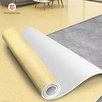 2.0mm Thickness Heterogeneous  PVC flooring rolls Non Slip Vinyl PVC Vinyls Flooring Roll House Floor Tiles For School