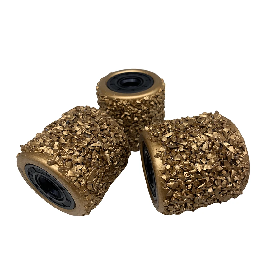 Smt Efficiency Diamond Rotary Bush Hammer Grinding Wheel 53*52mm Litchi