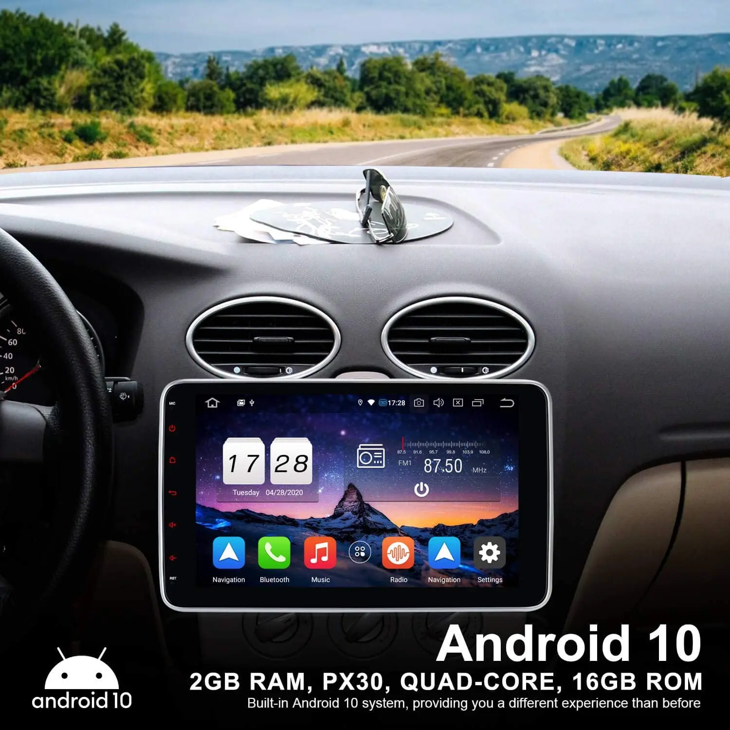 車載】1DIN 9inch Android10 6+128G【中華ナビ】-