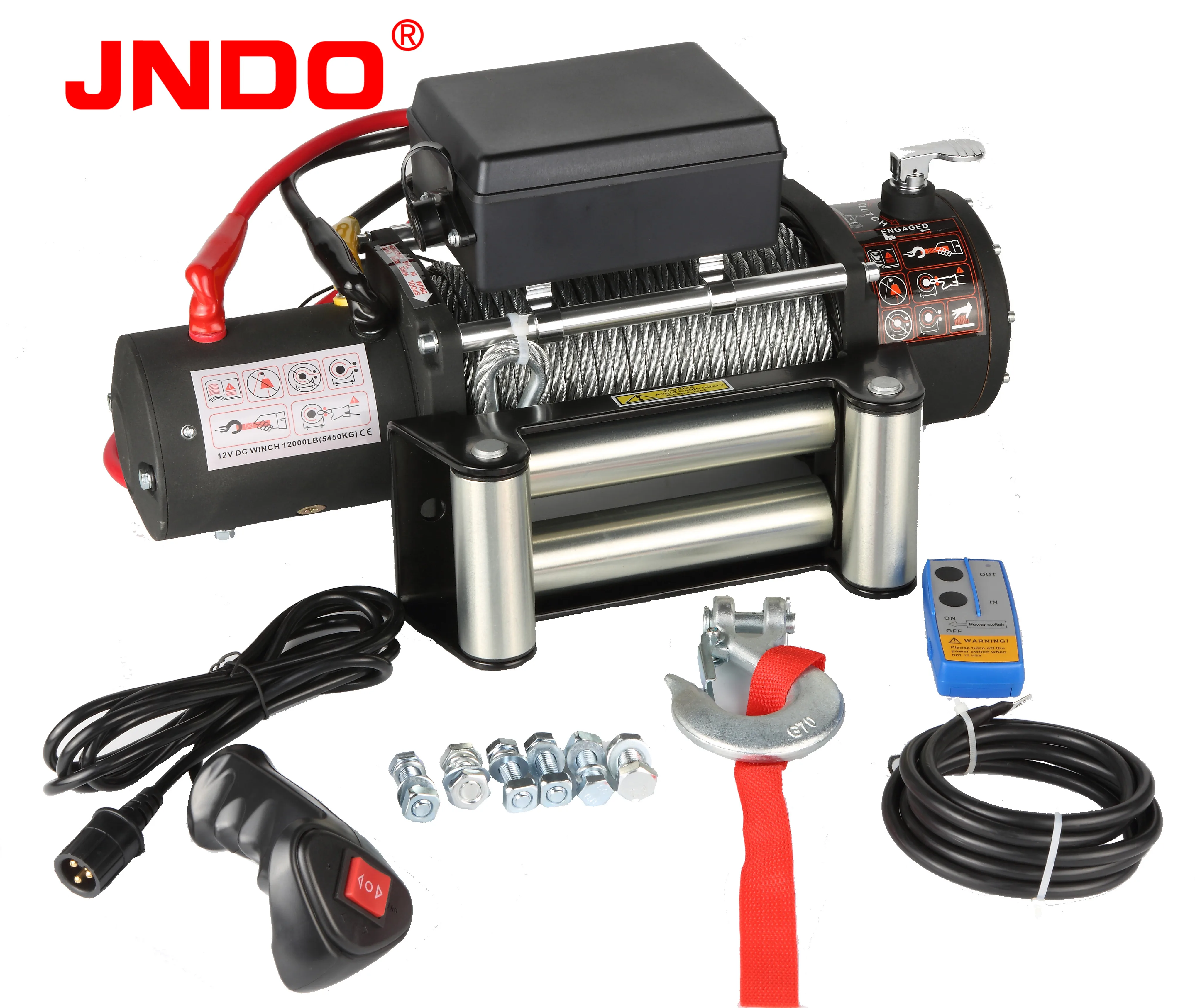 Hot Sale 12v 13000lb Powerful Winch Looks Like Warn Winch For