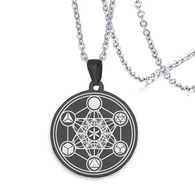 メタトロンキューブネックレス大天使の神聖幾何学シールSigil
