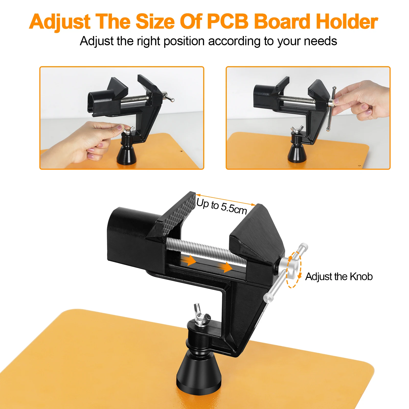 MAIXI Adjustable PCB Holder - Heavy Duty Soldering Station