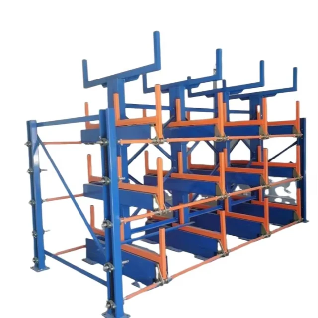 Tianjin manufacturer factory heavy-duty cantilever shelf warehouse board double-sided large cantilever shelf wholesale