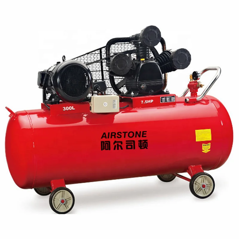 Good quality piston copeland compressor 5.5hp 600L/min double piston air compressor tanki electronic