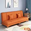 Orange-colored linen, stain-resistant and wear-resistant