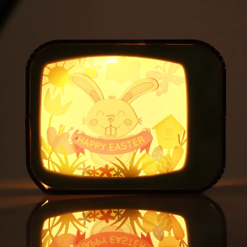 DIY-pädagogisches 3D-Puzzle aus Holz, Nachtlicht zum Zerlegen, kindgerechtes Bastelset, individuelle dekorative Lampe als Lernspielzeug-Geschenk für Kinder