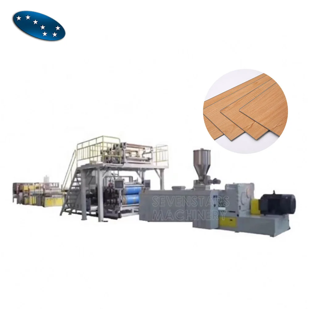 PVC Floor Plastic Board Making Machine extruder SPC Flooring Production line