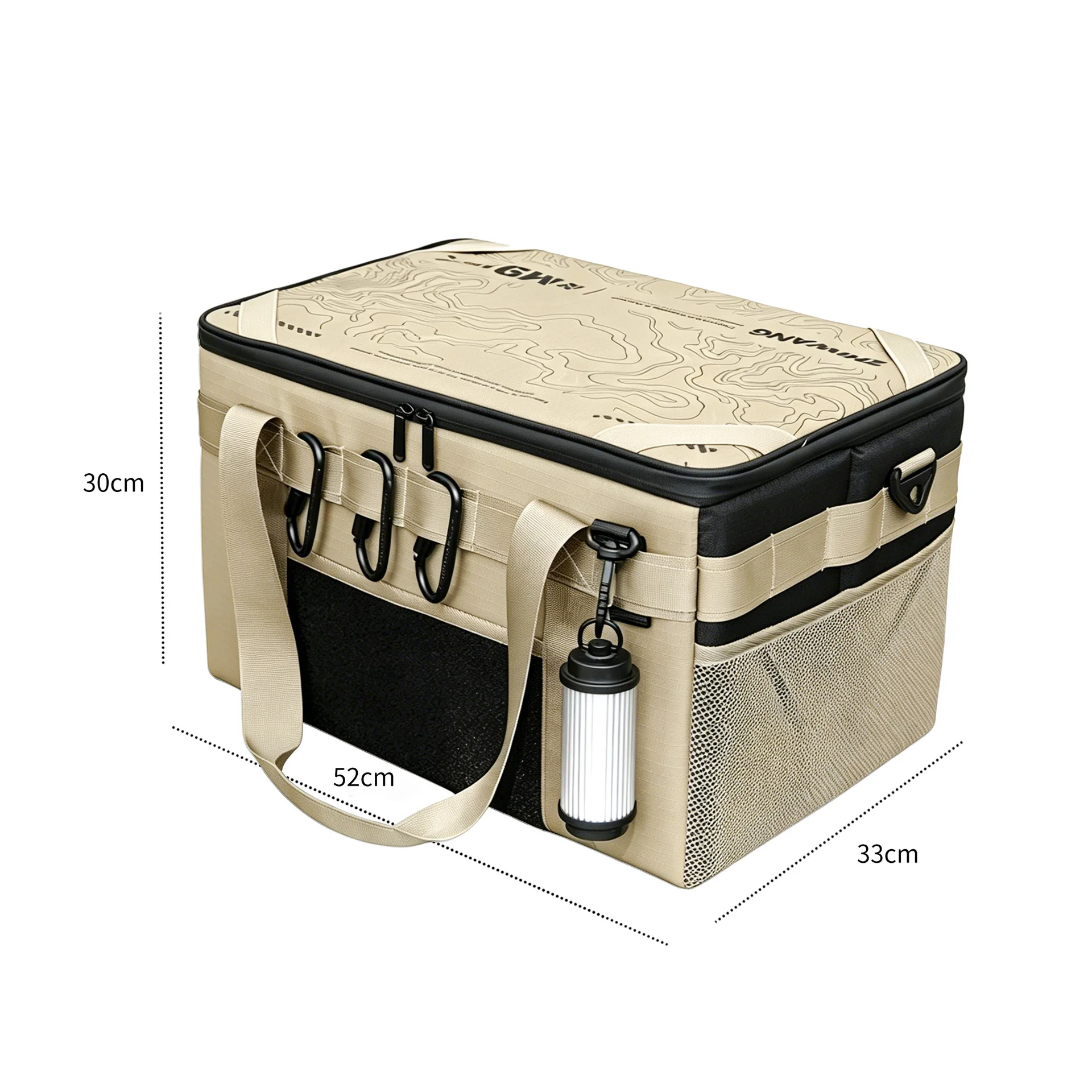Foldable Oxford Cloth Storage Box Car Trunk Organizer Portable Camping Storage Bin for SUV Travel Outdoor - detail 5