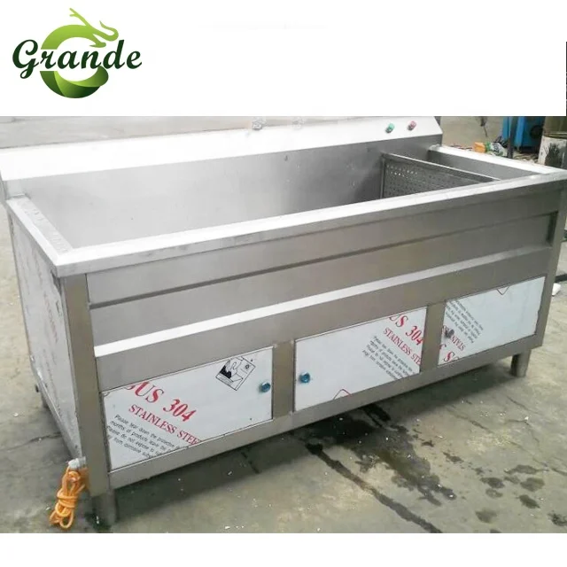 Bubble Washer for Washing Leafy Vegetable Fruit Broccoli Mushroom Ozone Vegetable Washing  Machine