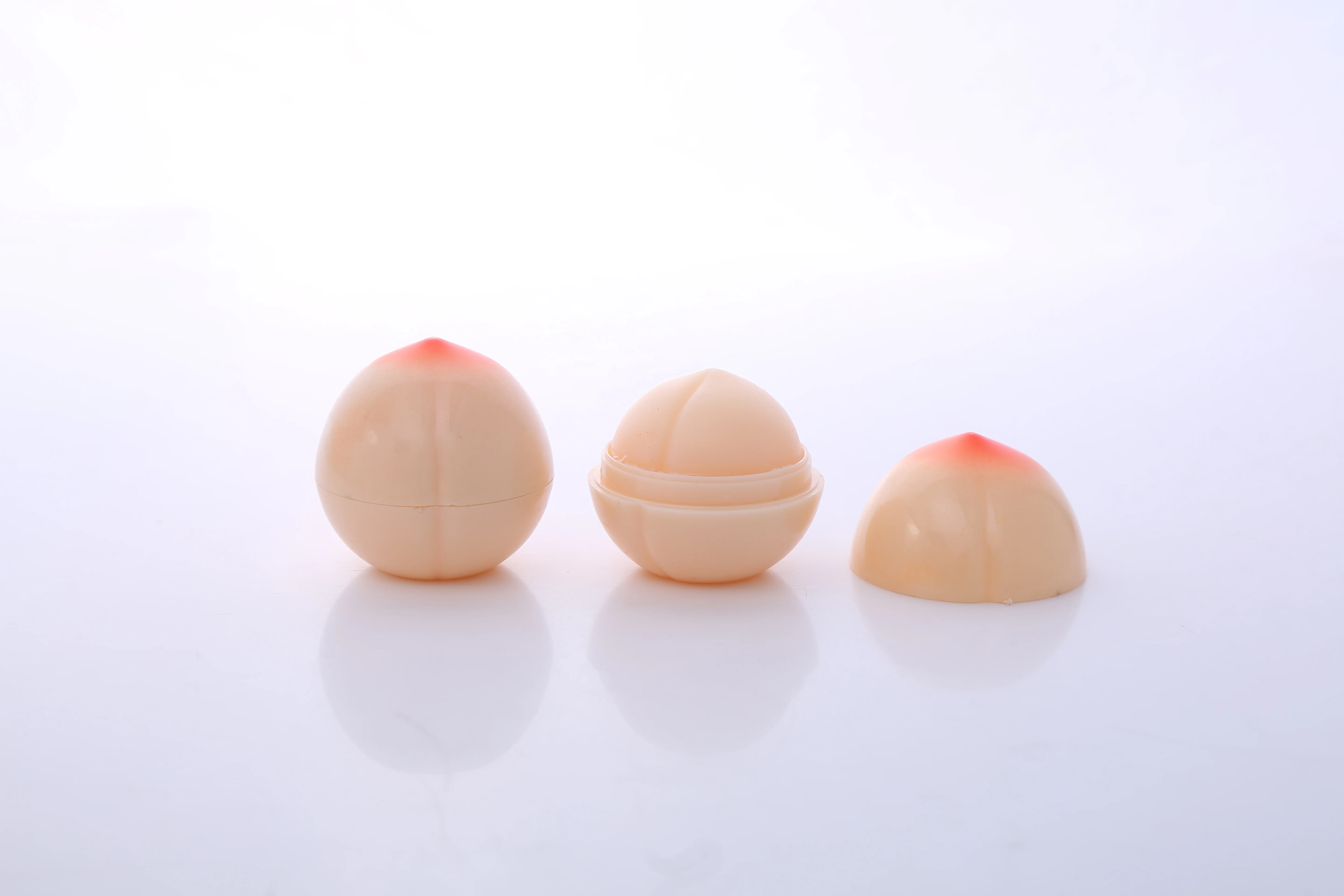 Amazon Hot Selling Private Label Peach Flavor 24 Hours Nourishing Lip Balm Customization Mini Size Low Moq Factory