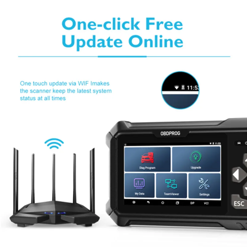 OBDPROG M500 Full Version OBD2  Professional Tool Oil Service Car Diagnostic Tools