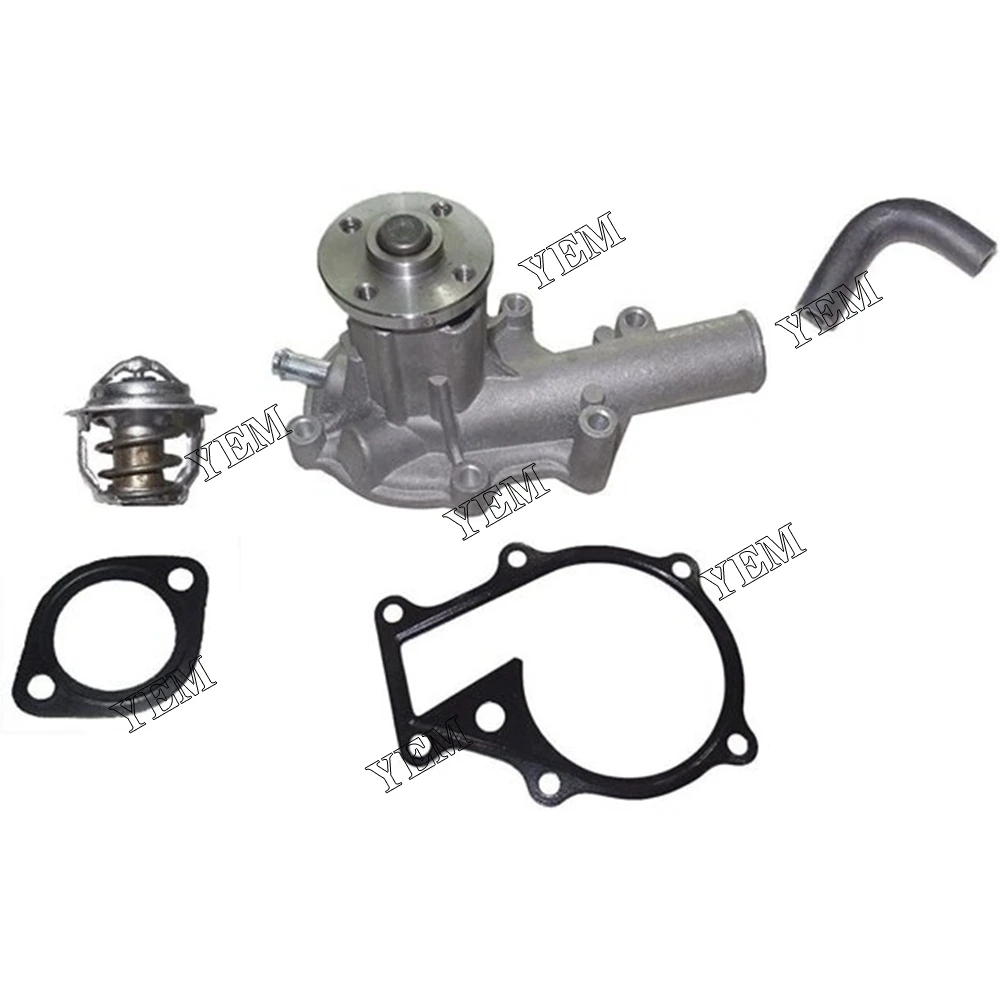 High Suppliers New Water Pump W/ Return Hose &Thermostat Fits for Kubota B7510 7610B 7800B 2320B 2620 Diesel Engine Spare Parts
