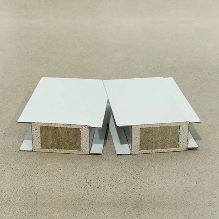 Cheap Price MGO Rock Wool Sandwich Panel Chinese Design Style for Clean Room Workshop & Warehouse Partition Wall