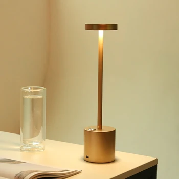 Creative Desk Lamps Rechargeable Portable Restaurant Led Table Lamp Cordless Luxury Modern Romantic Dinner Light