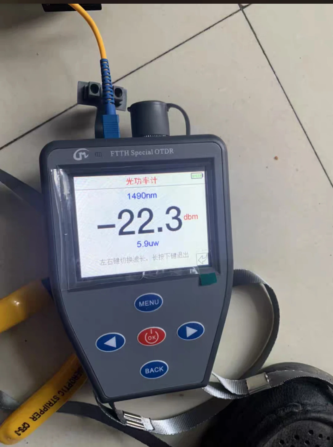 Testeur De Puissance De Fiber Optique-70 10dbm Et Localisateur De