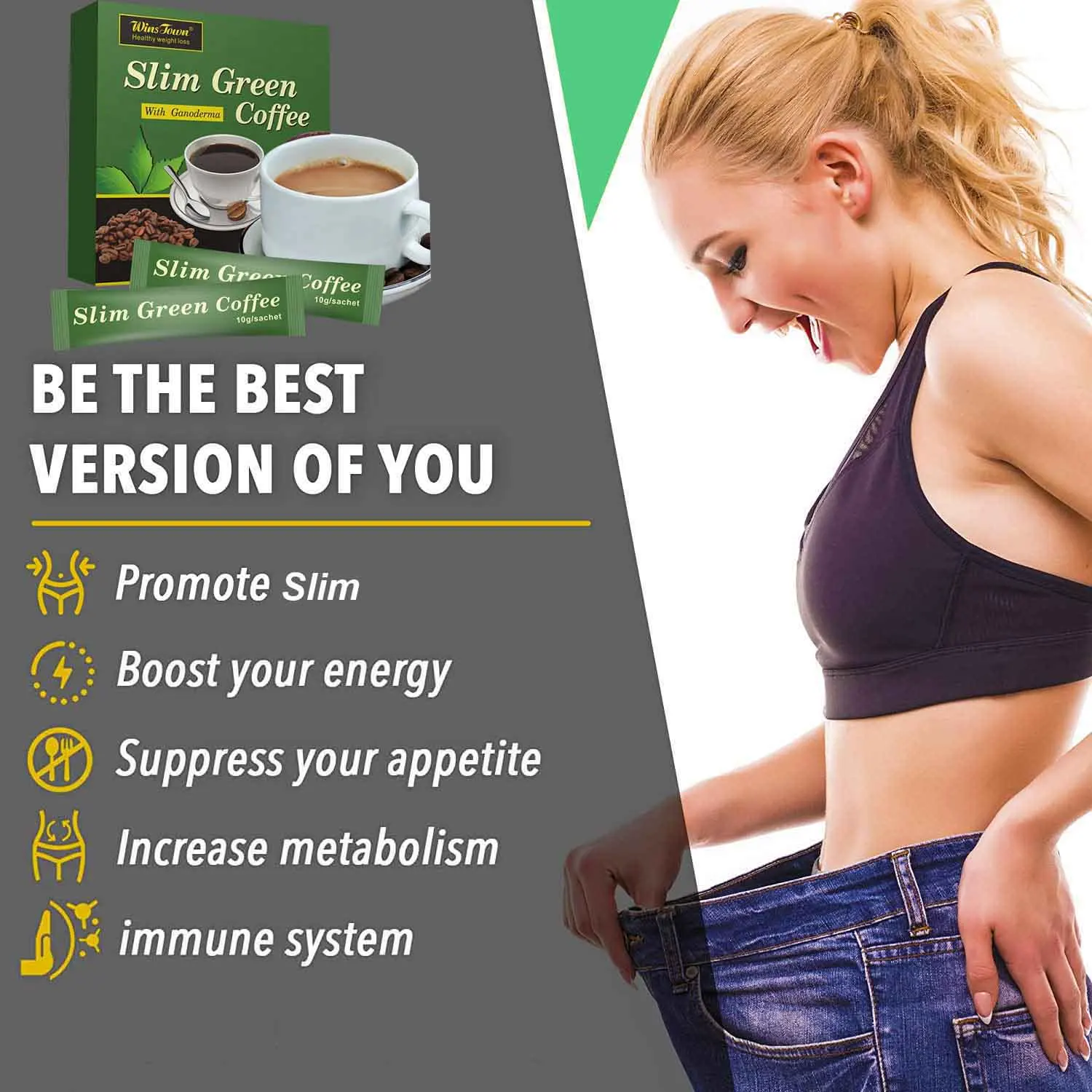 Slim Green Coffee Drinks 3 in 1