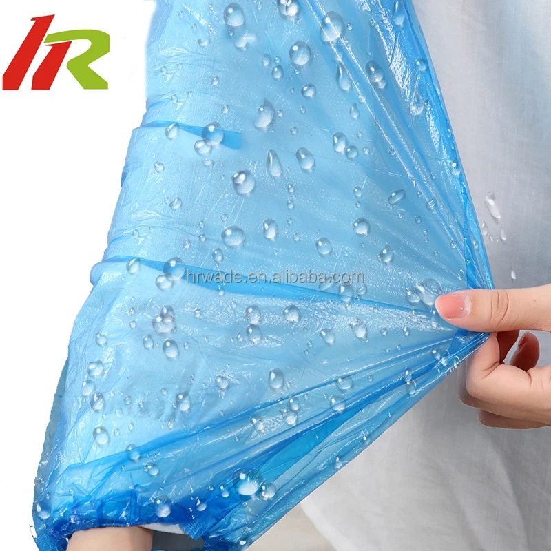 100 шт. одноразовые рукава полиэтиленовые Одноразовые Нарукавники индивидуальные водонепроницаемые