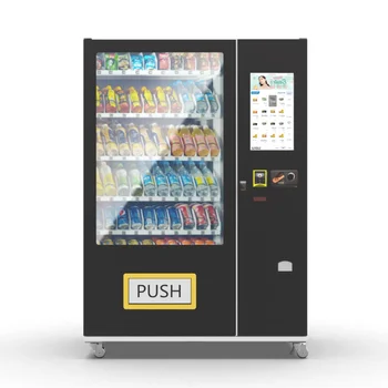Beverage Beer Snack Touch Screen Android System Vending Machine With Alarm and cooling System