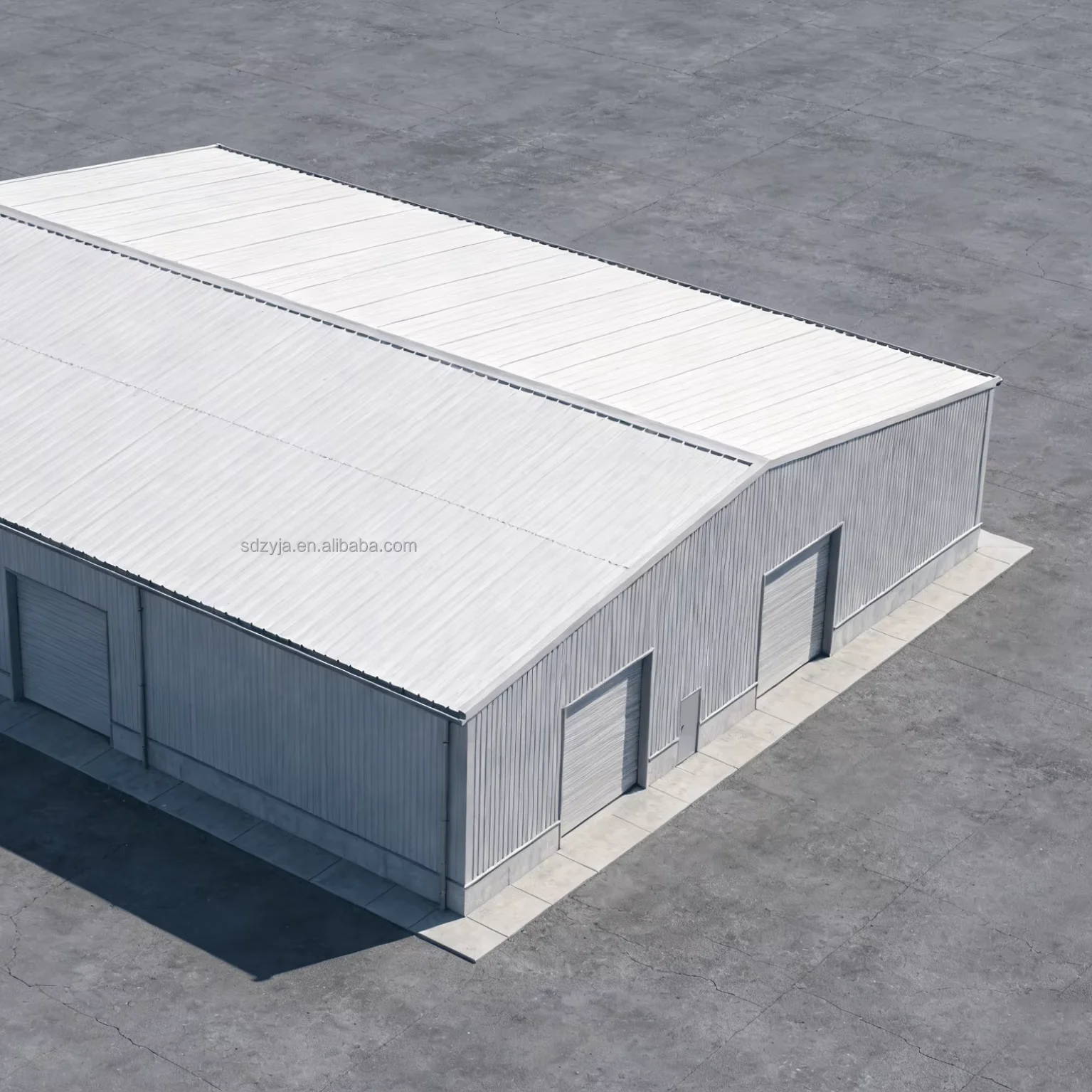 Pre-Engineered Steel Structure Industrial Building, Large Clear Span Workshop, Design & Build, Corrosion Resistant