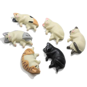 Kawaii Simulation Mini Cat 3D Animal Model for Fair Garden Miniature