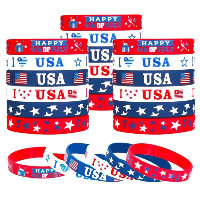 Trendy Waterproof  Usa American Flag Red White Blue Printed Star Holiday Commemorative American Independence supplier