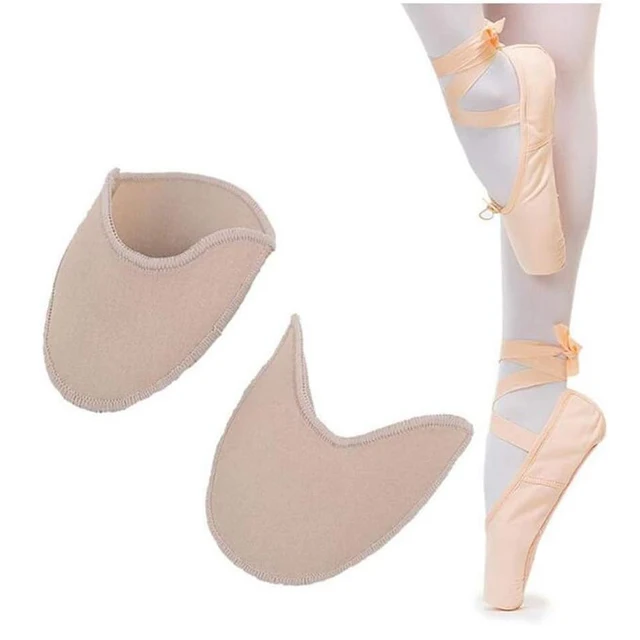 Factory Price Durable Fabric Covered Silicone Toe Cap Ballet Pointe Shoe Socks Pads Washable Toe Sleeve