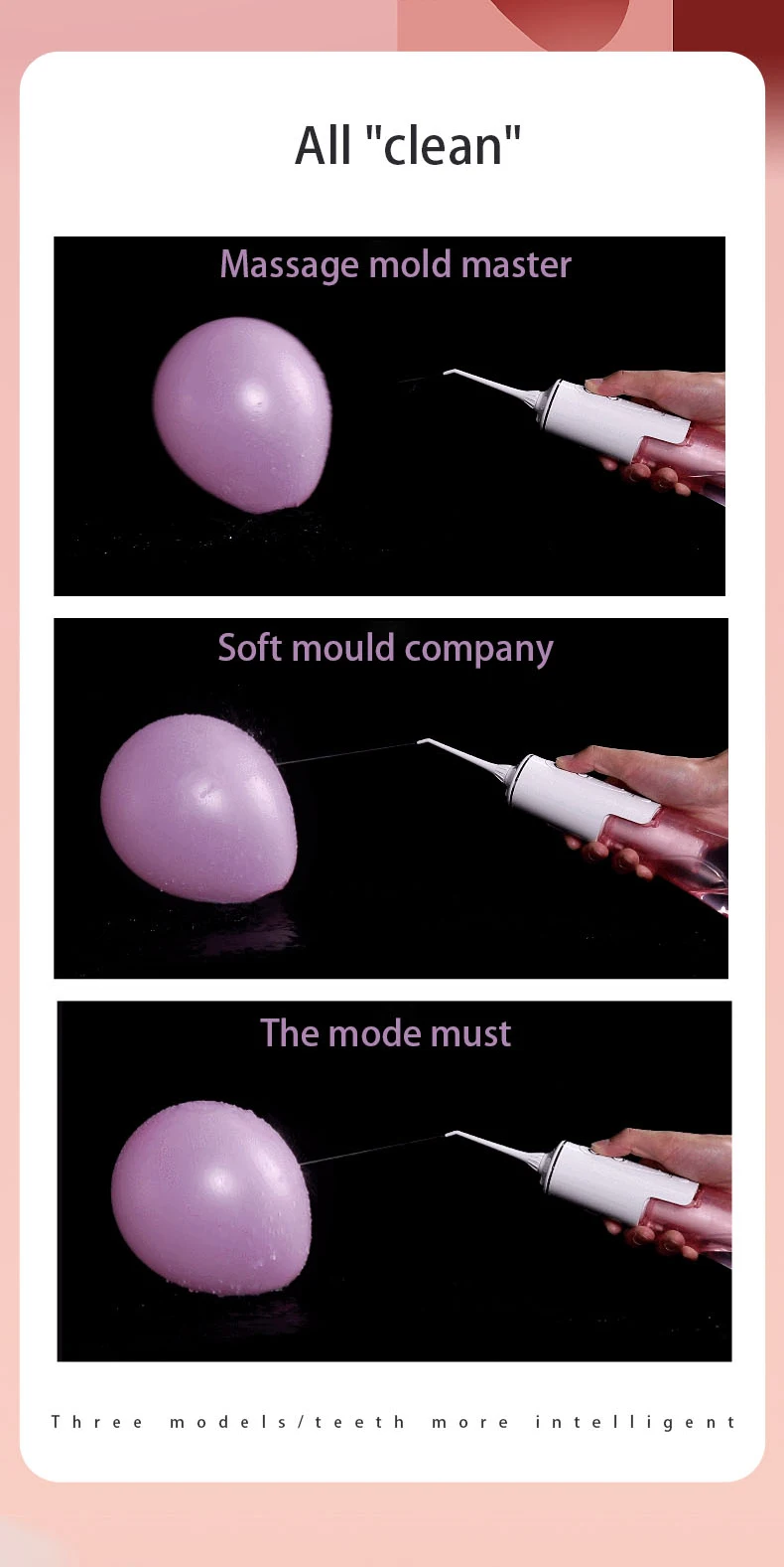 portable oral irrigator dental flosser