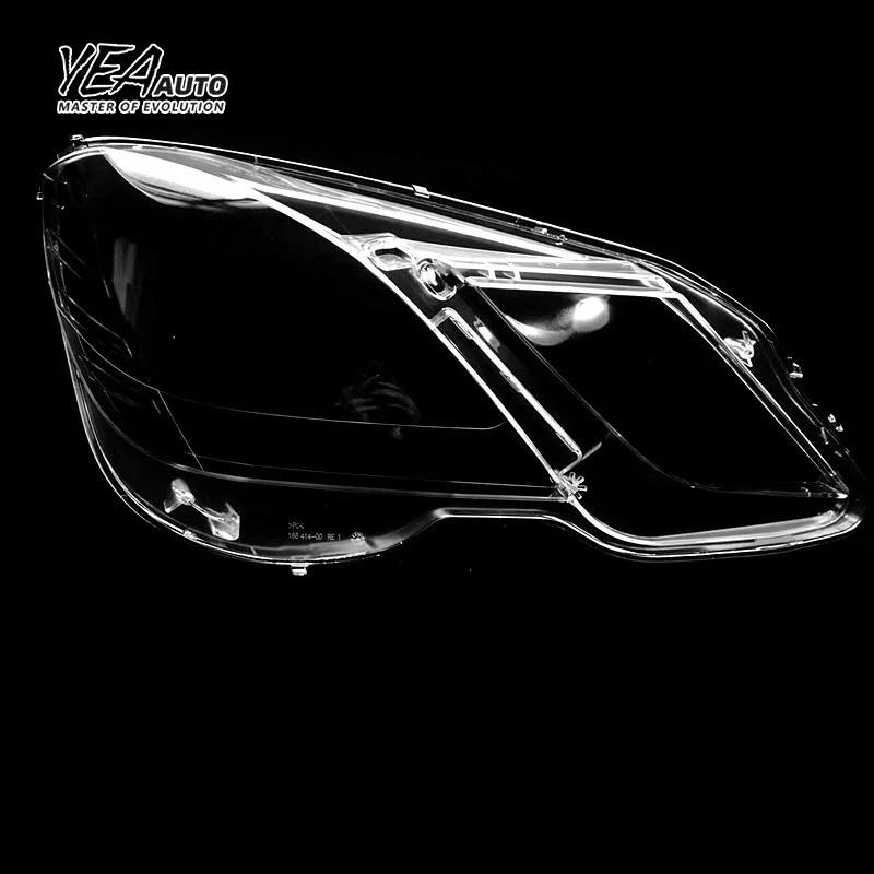 product car headlight glass pc lampshade cover lens for mercedes benz e class e200 e260 e300 e350 w212 headlamp glass lens cover 09 13-30