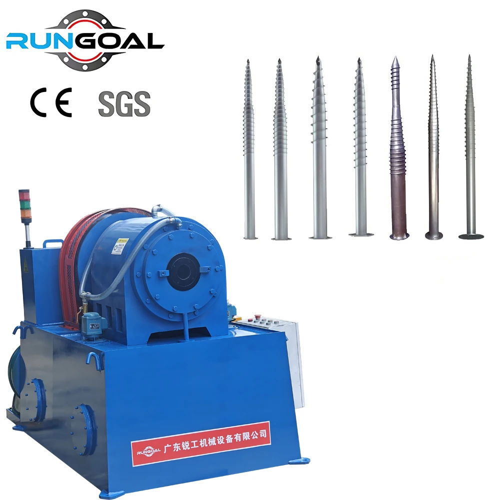 Rungoal Multi Functional Spiral Pile Pipe Pointing Machine for Engineering Projects