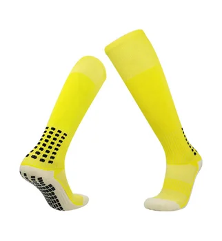 Men's Non-slip Soccer Socks Breathable Knee High Towel Training Long Football Socks Bottom Cycling Hiking Training Sports Unisex