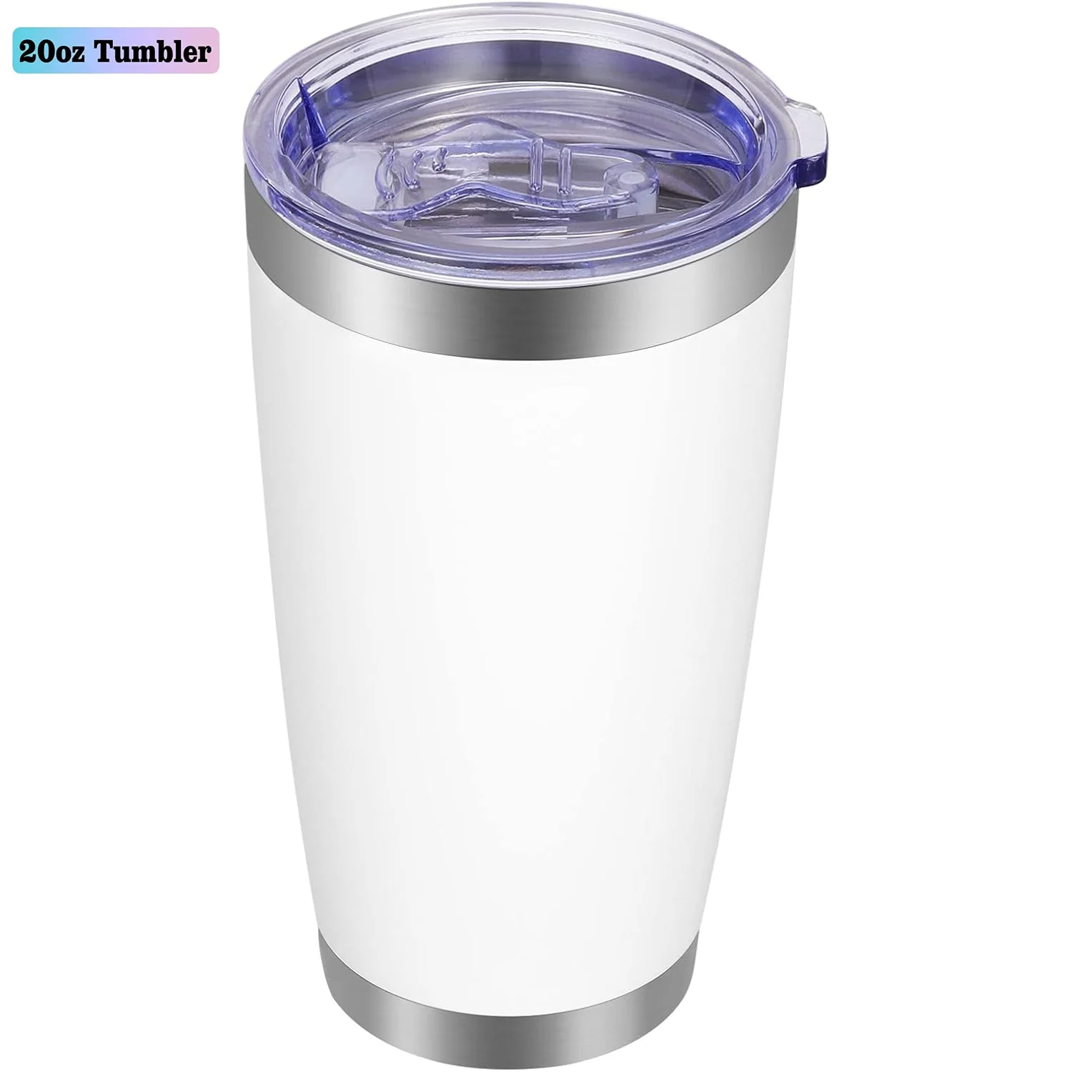 20oz Directly Powder Coated Tumbler Custom Logo Double Wall Vacuum Blank Stainless Steel Coffee Travel Mug Eco-Friendly Party