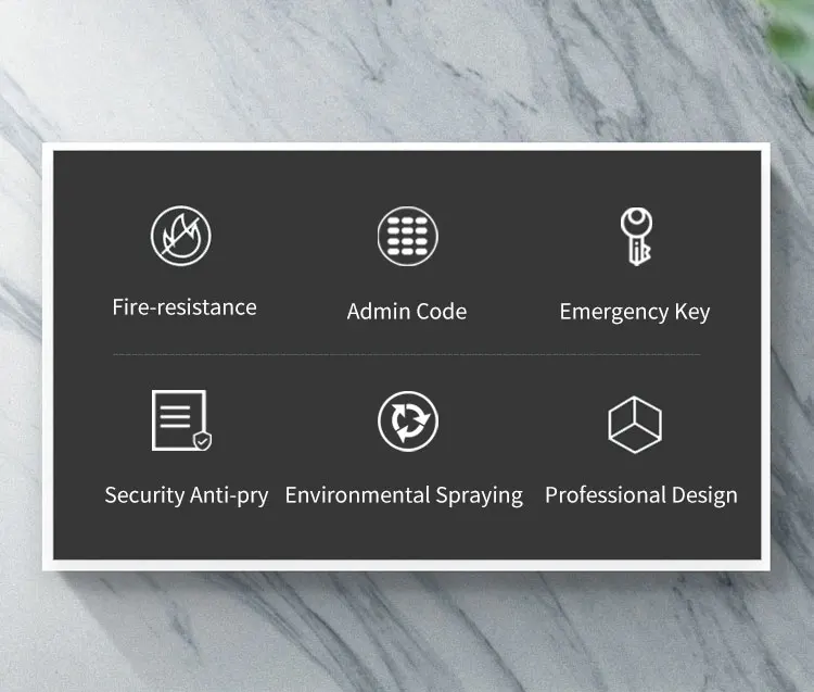 CEQSAFE High Quality Steel Metal Cabinet Digital Safe Fire Proof Storage Safe Box Fireproof details