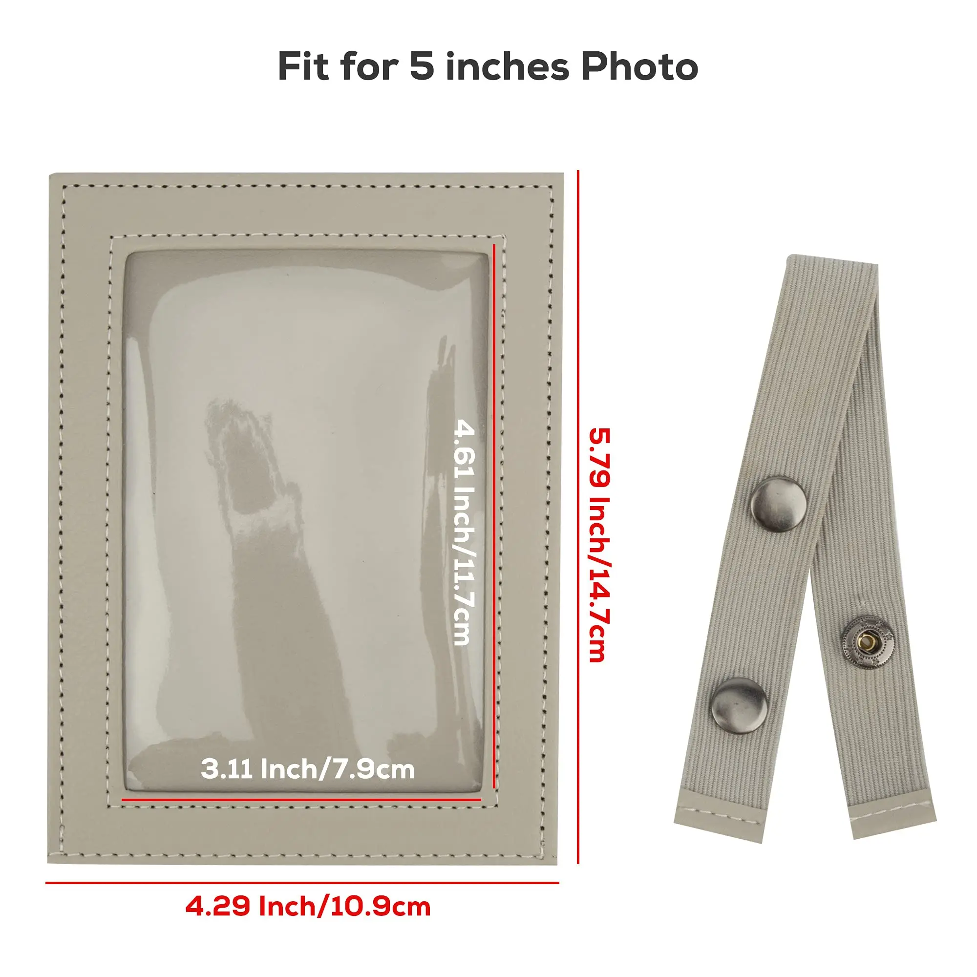 Personalized Car Photo Frame for Dashboard Customizable Vehicle Picture Frame for Family & Travel Memories