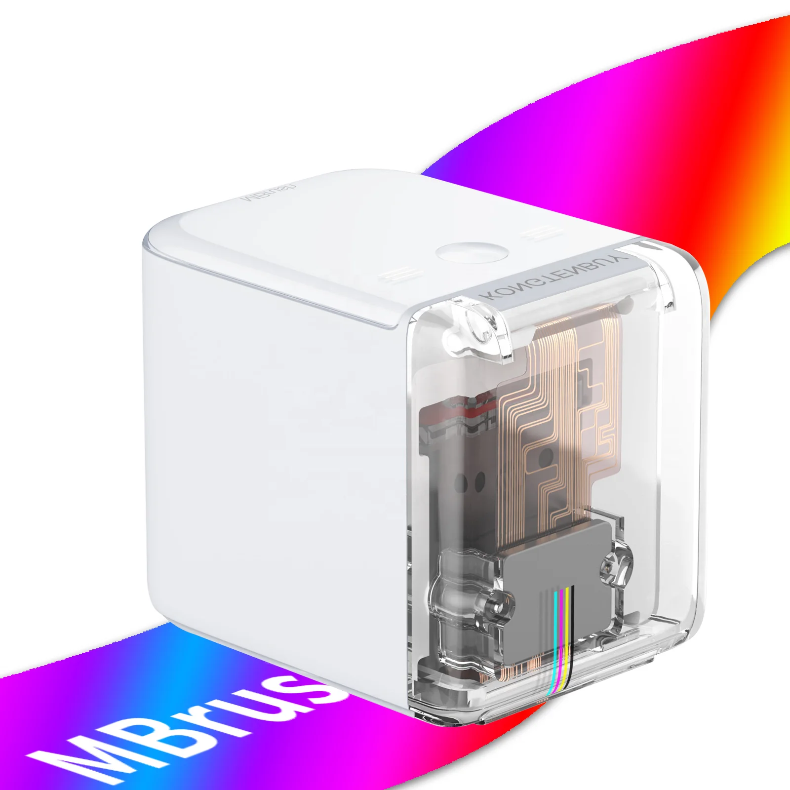 MBrush Portable Mobile Color Printer, Inkjet Printer Mini Printer, Durable  Quick
