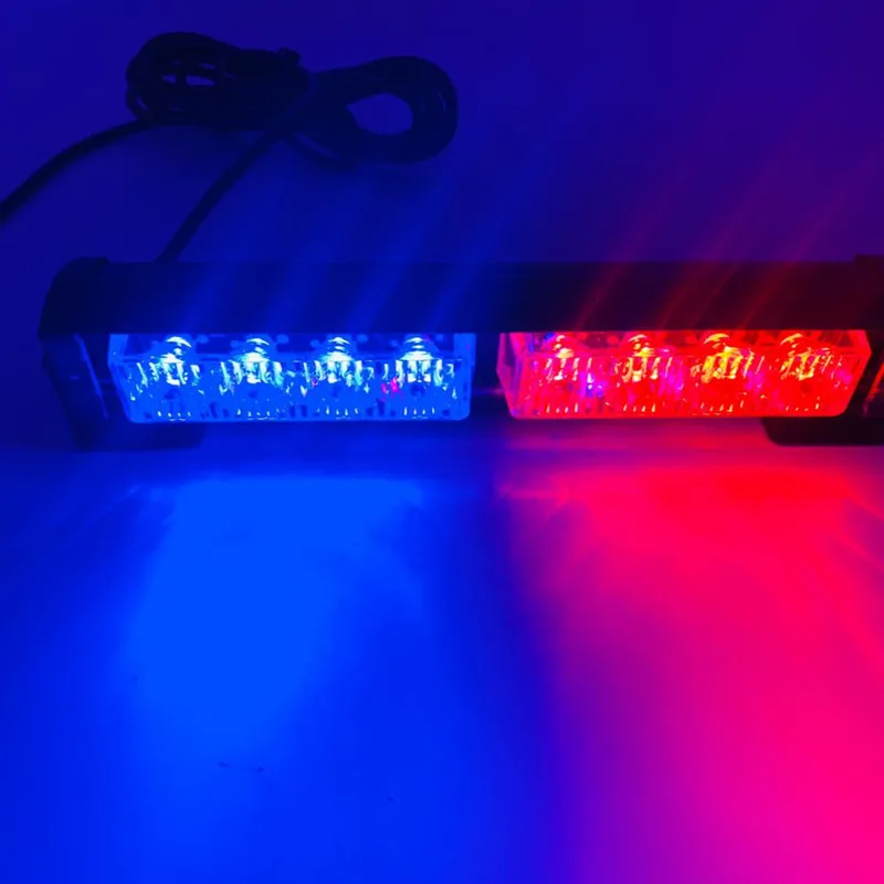 COB LED Beacon Flash Warning Car Light Bar 15 Modes Styling High Low Beam Yellow Red Blue Emergency Fog Work Lamp signal Lamp