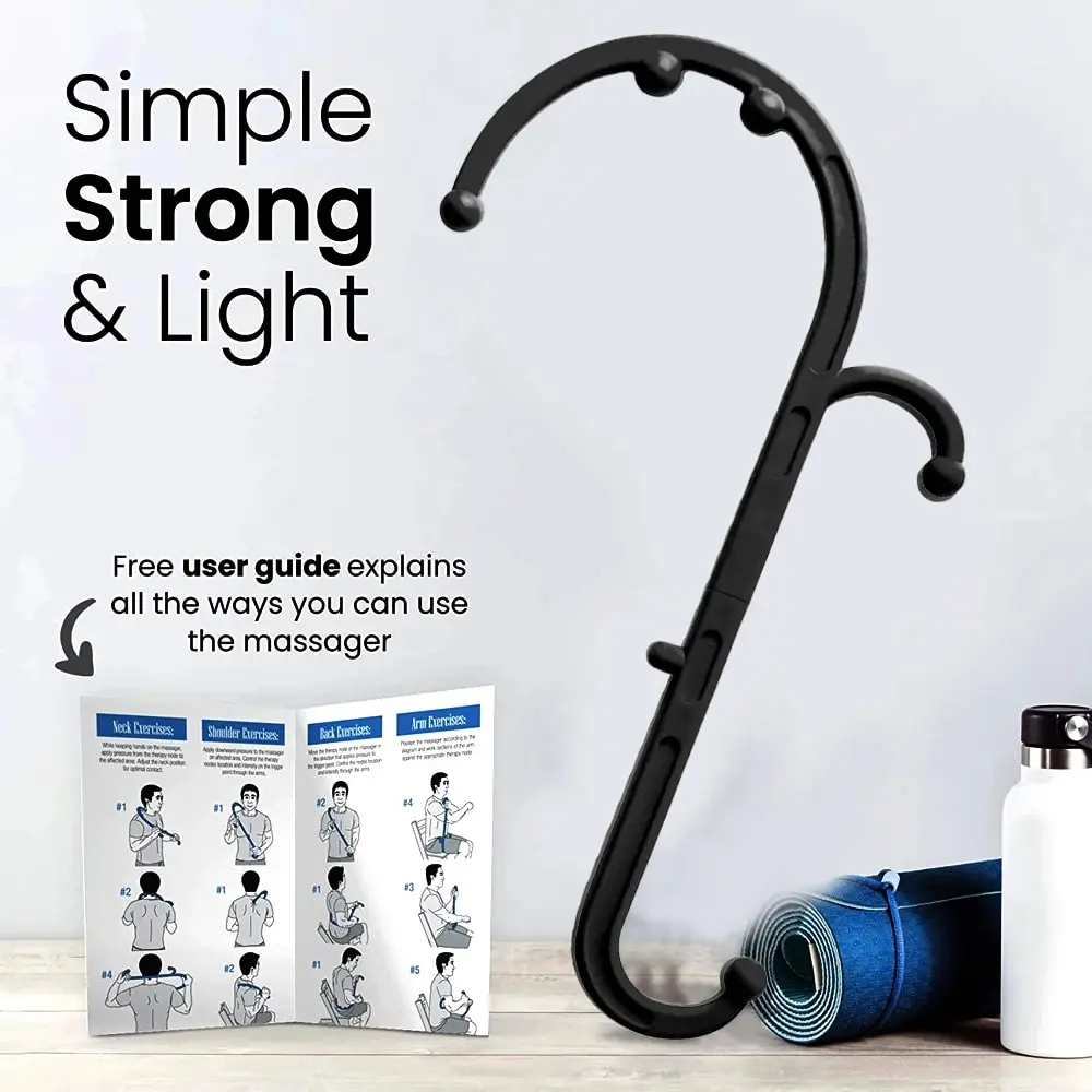 Deep Pressure Handheld Massage Tools Self Massage Stick Trigger Point Massager for Body Muscle Pain Relief