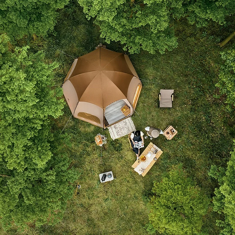 Naturehike Outdoor Camping Yurt Dome Tent MG Octagonal Tent for 4