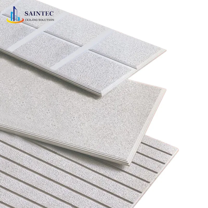 Modern 60x60cm Mineral Fiber Acoustic Ceiling Tiles Suspended Artistic Square Design Soundproof Waterproof Fireproof