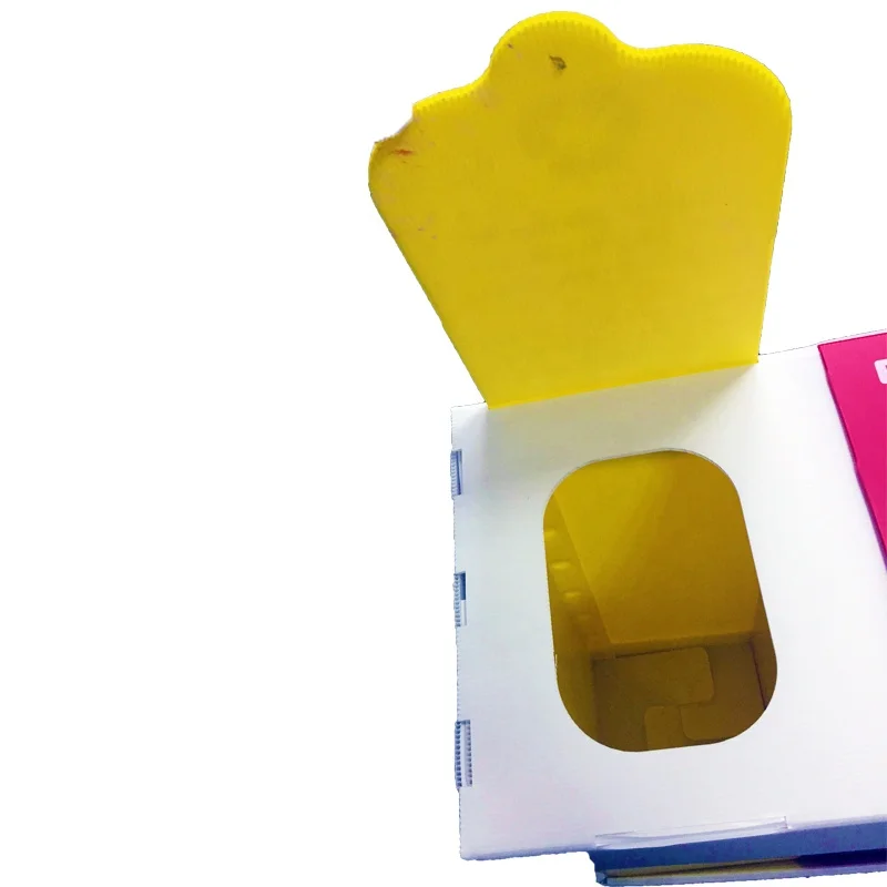 Stylish Green Yellow Red Black Recycle Bin 4 Compartments Plastic Corrugated Trash and Recycling Bin Set