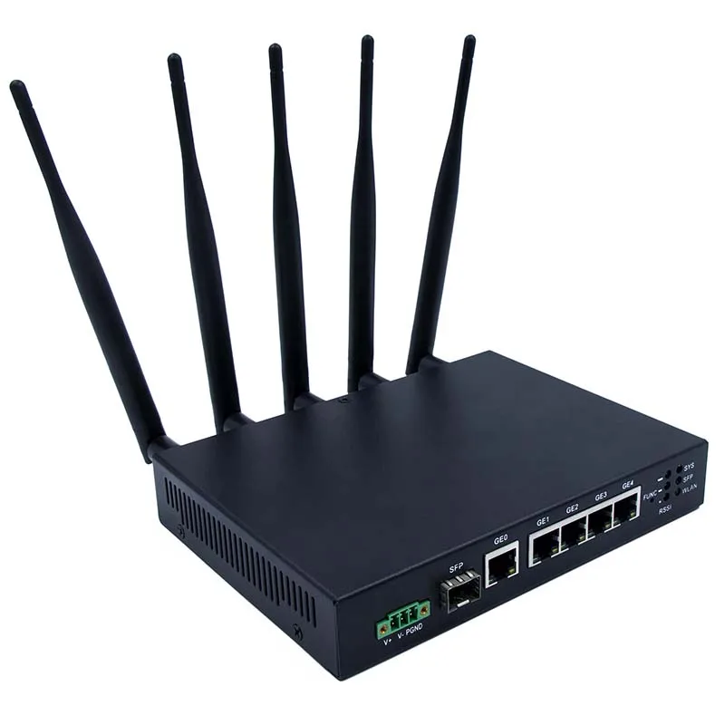 Virtual Private Network Wireless Wifi 300Mbps Gigabit 4G Router Modem 4G Lte Sim Card for SCADA