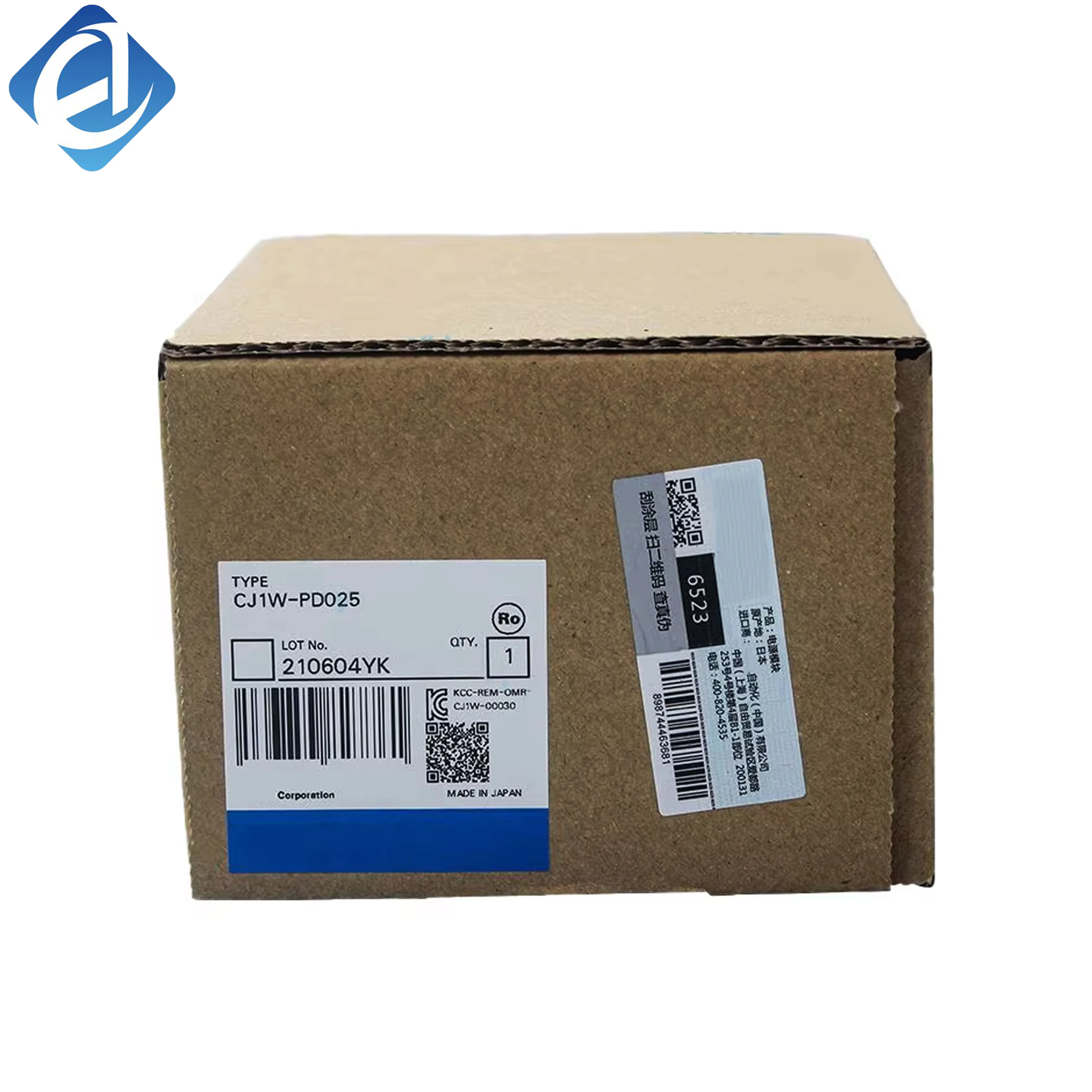 New Original Omron CJ1W series power supply unit. Provides stable DC power supply for CJ1 series PLC system, with reliable voltage regulation and overcurrent protection. Widely used in industrial control cabinets, PLC system power supply and automatic con