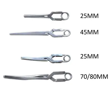 Bulldog Steel & Metal Hemostatic Laparoscopic Clamp Surgical Instruments Clamps