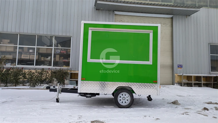 Commercial  EU Catering Trailer Ready to Customize 2024 Personal DIY Business Food Cart for Sale