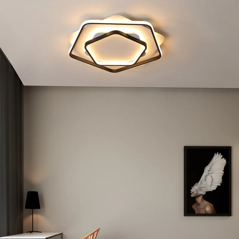 MEEROSEE Bedroom Light Luxury Ceiling Mount Light Smart Home Lights MD87184