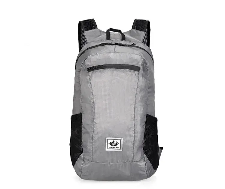 Custom Portable Travel Leisure Outdoor Riding Trekking Bags Running Waterproof  Folding Ultralight Skin Expandable Backpack